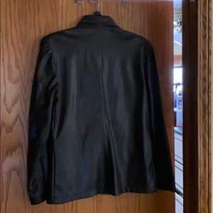Faux leather jacket